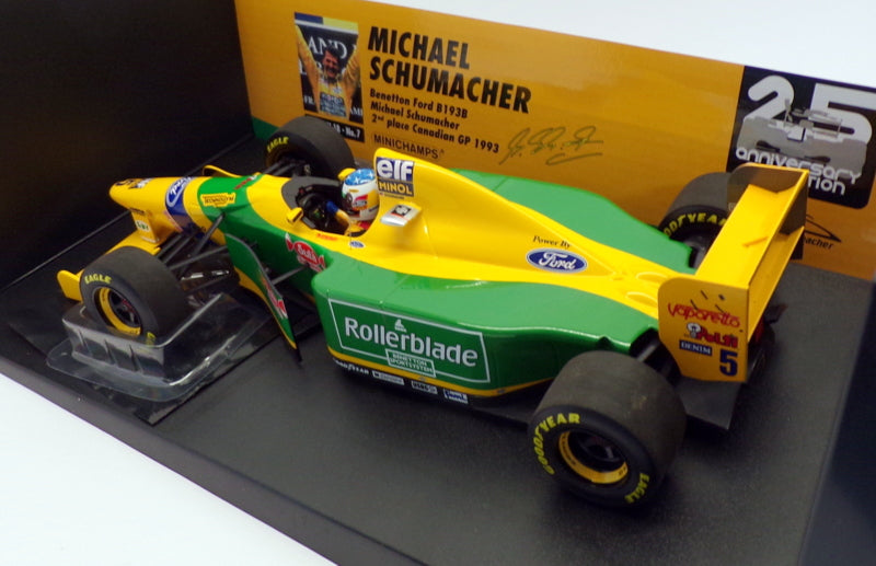 Minichamps 1/18 Scale 510 932505 - F1 Benetton Ford B193B #5 M.Schumacher
