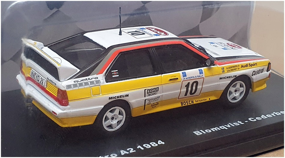 Altaya 1/43 Scale 1724B - Audi Quattro A2 31. Acropolis Rally 1984 #10
