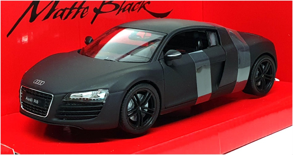 Welly NEX 1/24 Scale Diecast 22493MA-W - Audi R8 - Matte Black