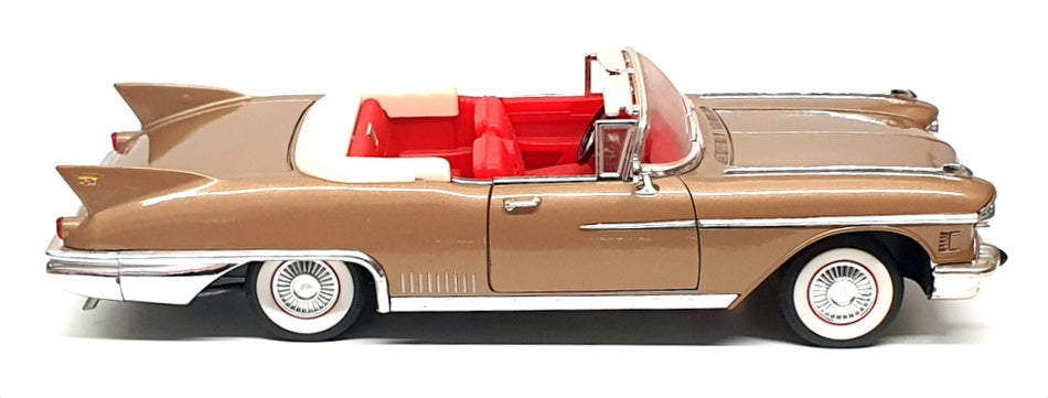 Road Legends 1/18 Scale 3723A - 1958 Cadillac Eldorado Seville - Gold