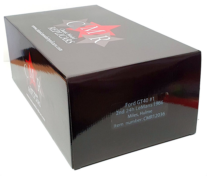 CMR 1/12 Scale CMR12036 - Ford GT40 MkII - 2nd 24h Le Mans 1966 #1 Miles/Hulme