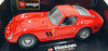 Burago 1/18 Scale Diecast 3011 - 1962 Ferrari 250 GTO - Red