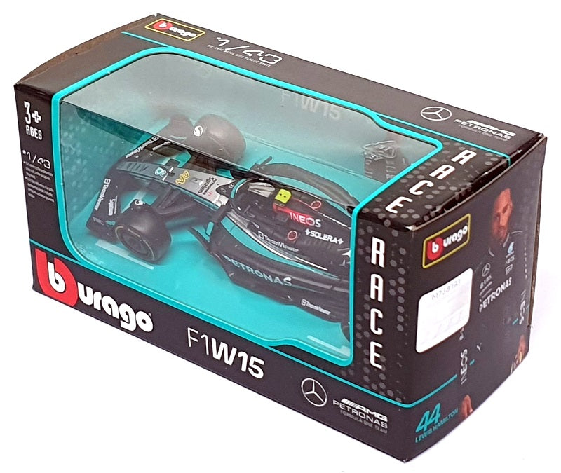 Burago 1/43 Scale 18-38176H - F1 Mercedes AMG F1W15 #44 Hamilton