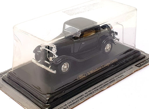 Altaya 1/43 Scale Diecast 3WC1932 - 1932 Ford 3-Window Coupe - Black