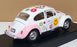 Road Signature 1/18 Scale 92079 - 1967 Volkswagen Beetle - Flower Power White