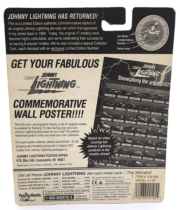 Johnny Lightning 1/64 Scale 100-190 - The Challengers VW Bug Bomb - Red