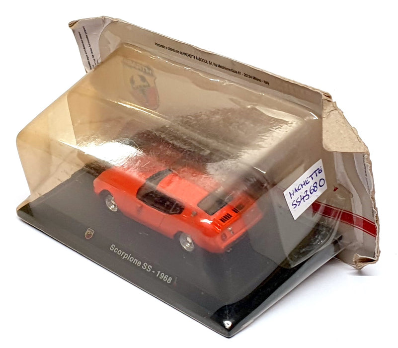 Hachette 1/43 Scale SS4368O - 1968 Fiat Abarth Scorpione SS - Orange