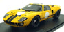 Solido 1/18 Scale Diecast S1813011 - 1968 Ford GT40 MKI - Yellow and Black