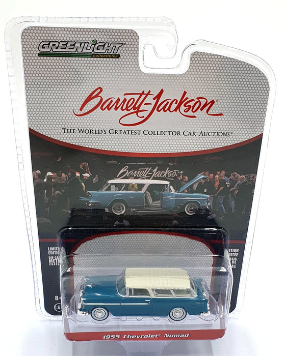 Greenlight 1/64 Scale 37200-A - 1955 Chevrolet Nomad - Green