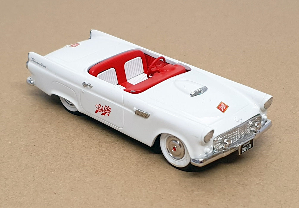 Durham Classics 1/43 Scale DC-33 - 1955 Ford Thunderbird Schlitz - White