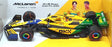 Burago 1/43 Scale 18-38214NS - F1 McLaren Monaco GP 2024 #4 Norris Senna Livery