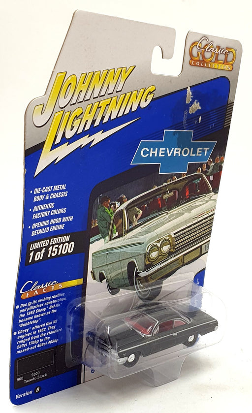 Johnny Lightning 1/64 Scale JLCG027 - 1962 Chevrolet Bel Air - Tuxedo Black