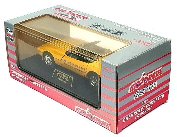 Majorette 1/24 Scale 4204 - Chevrolet Corvette Roadster Indy 500 - Yellow