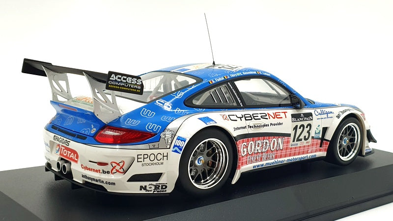 Minichamps 1/18 Scale 155 118923 - Porsche 911 GT3 R #123 24H Spa 2011