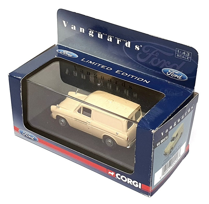 Vanguards 1/43 Scale VA00416 - Ford Anglia Van London Transport - Beige