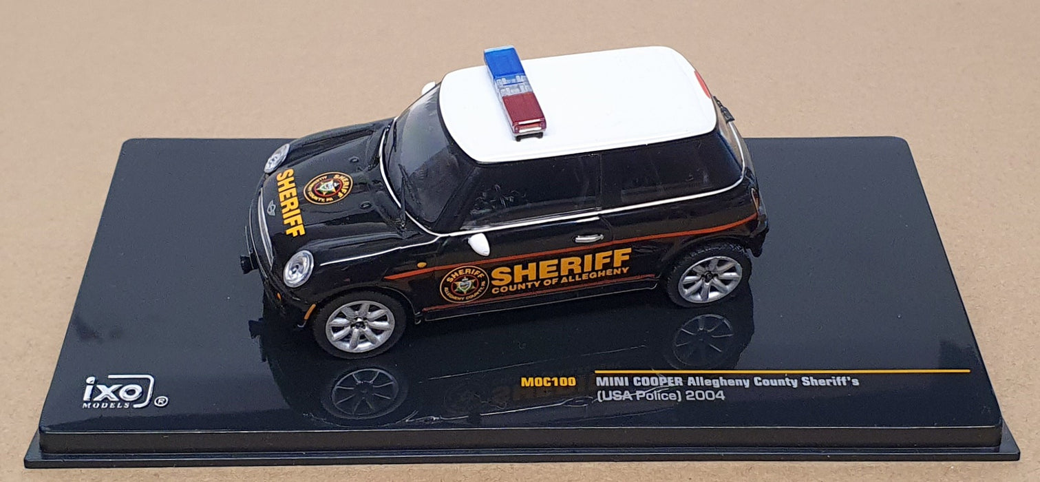 Ixo 1/43 Scale MOC100 - Mini Cooper Sheriff County Of Alleghenny USA