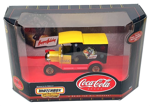 Matchbox 9cm Long Diecast 92467 - 1912 Ford Model T Independence Day Coca Cola