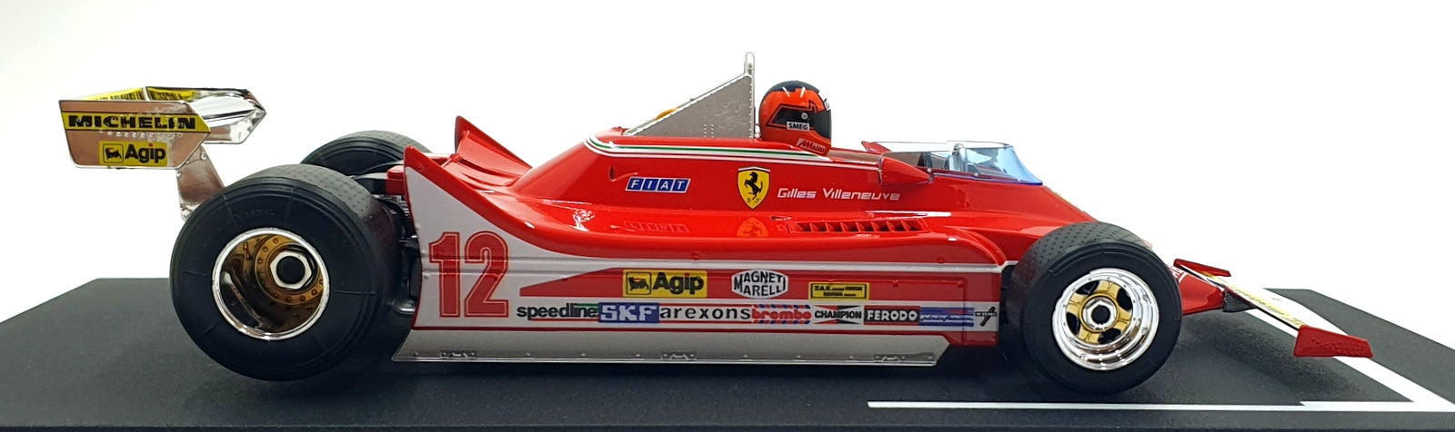 Burago 1/18 Scale Diecast 18-16814 Ferrari 312 T4 #12 Monaco GP 1979 Villeneuve