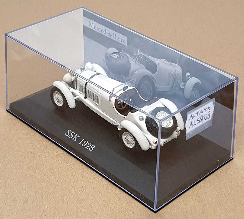 Altaya 1/43 Scale Diecast ALSSK28 - 1928 Mercedes Benz SSK- White