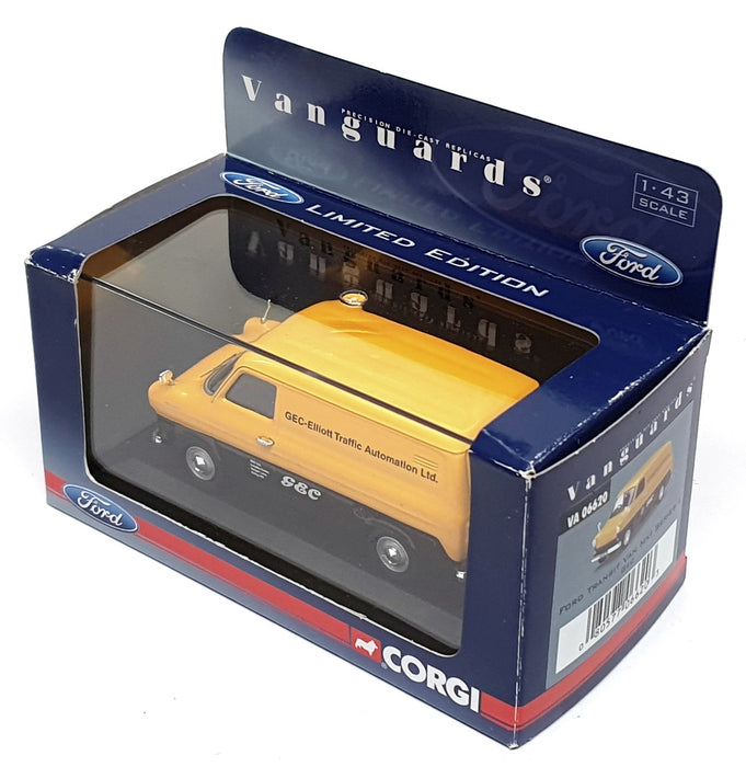 Vanguards 1/43 Scale VA06620 - Ford Transit Van Mk1 Series 1 GEC - Yellow/Black