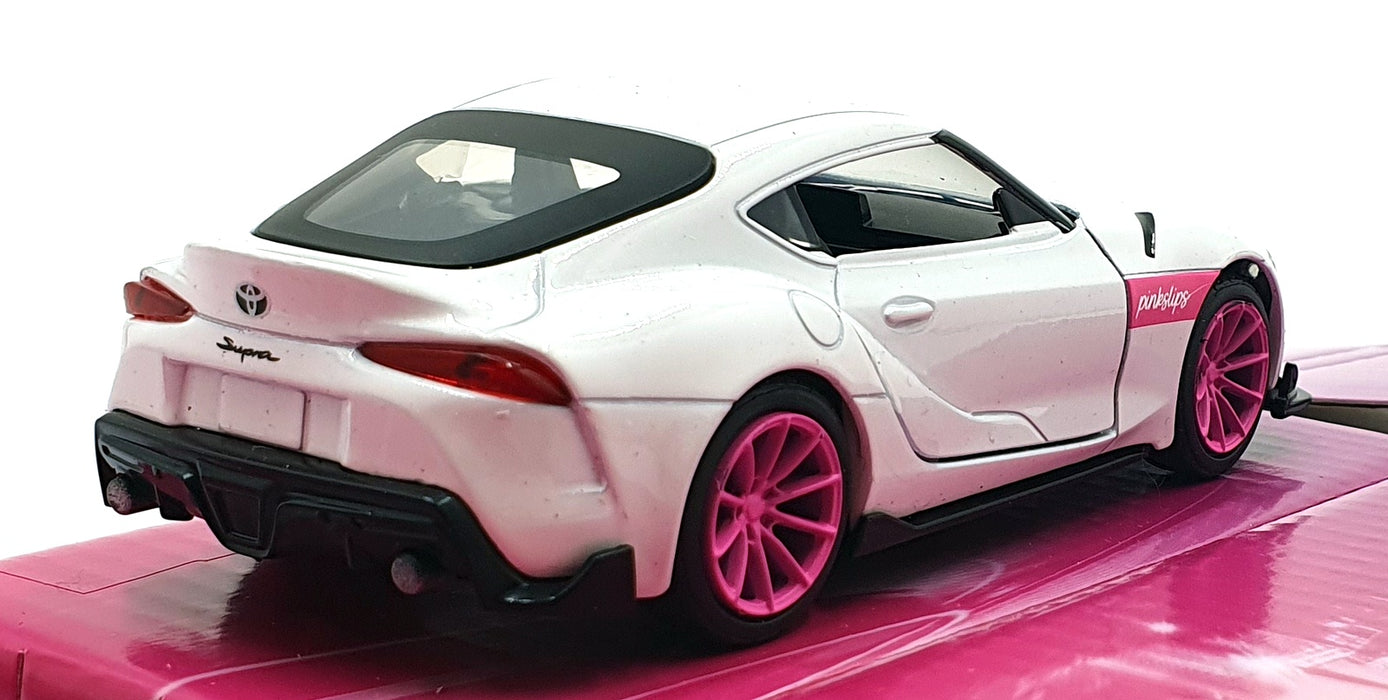Jada Toys 1/32 Scale 34664 - 2020 Toyota Supra - Met. White/Pink