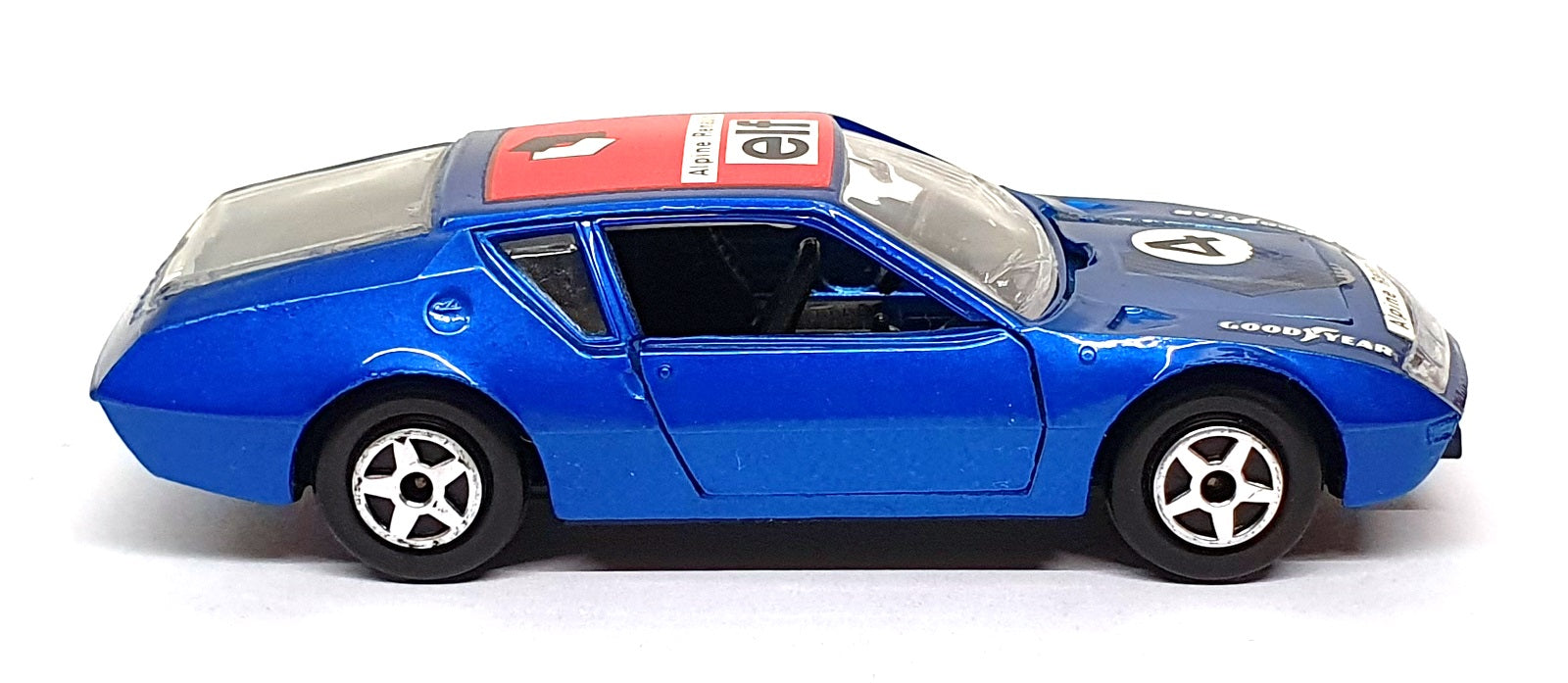 Norev Jet-Car 1/43 Scale 855 - Alpine A310 Rally Car #4 - Met. Blue