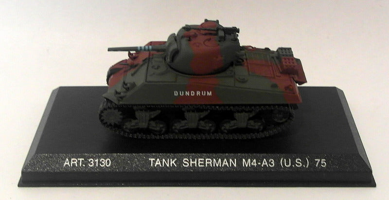 Armour 1/72 Scale Diecast ART3130  - Sherman Tank (U.S.) M4-A3 (75)