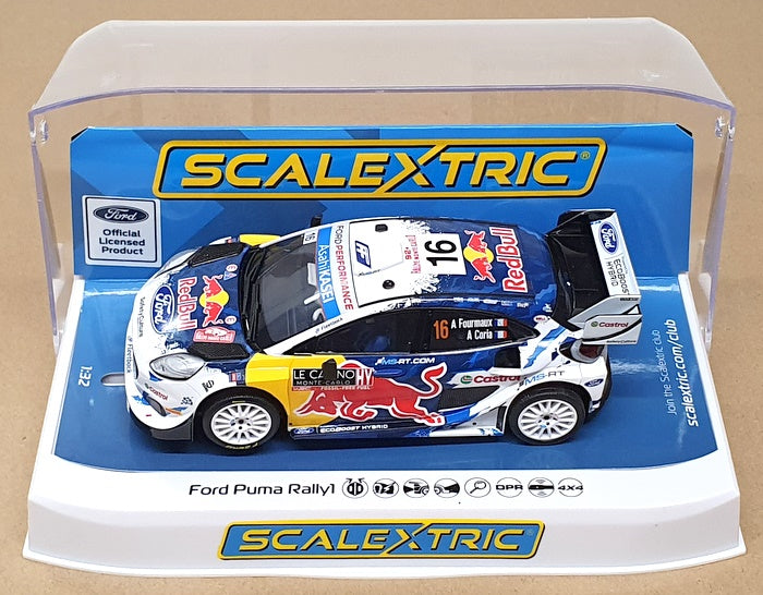 Scalextric 1/32 Scale Slot Car C4569 - Ford Puma Rally1 #16 Monte Carlo 2024