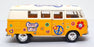 Kinsmart 1/32 Scale Pull Back & Go TY4226 - 1962 Volkswagen Classical Bus Yellow