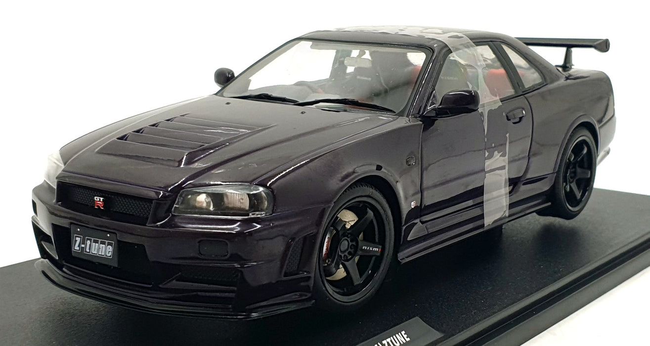 Solido 1/18 Scale S1804311 1999 Nissan Skyline GT-R (R34) Ztune Midnight Purple
