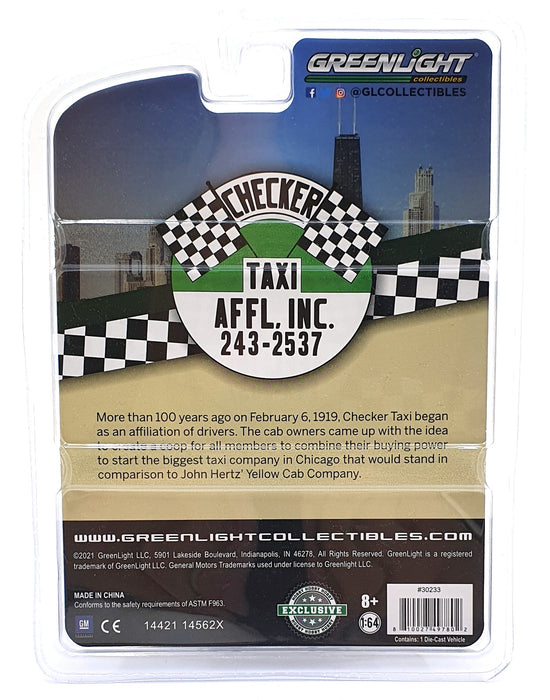 Greenlight 1/64 Scale 30233 - 1987 Chevrolet Caprice Checker Taxi