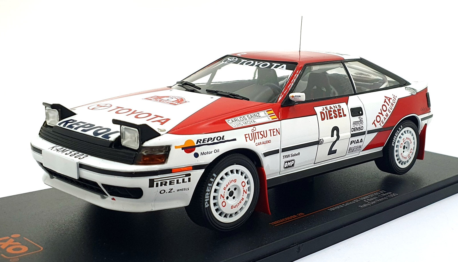 Ixo 1/18 Scale 18RMC069A.20 - Toyota Celica GT-Four ST165 #2 San Remo 1990