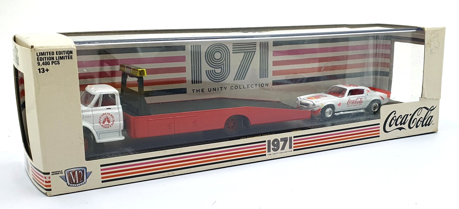 Castline M2 Machines 1/64 Scale UNTY01 - 1971 Chevrolet C60 & 1971 Camaro SS 396