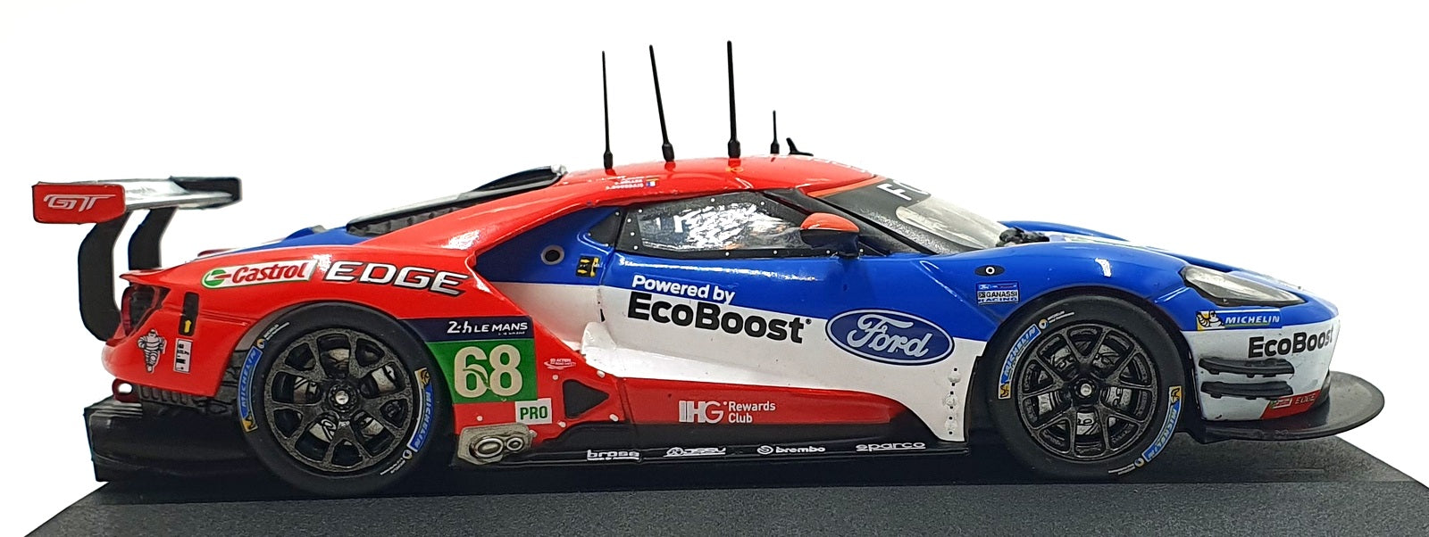 Altaya 1/43 Scale 52843 - Ford GT #68 Le Mans 2016 - Hand/Muller/Bourdais