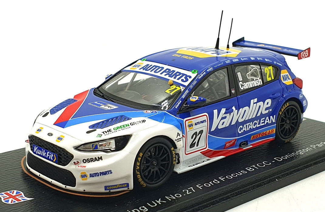 Spark 1/43 Scale UK031 - Ford Focus BTCC #27 Donnington Park GP 2025