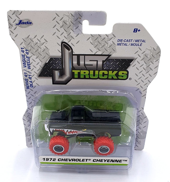Jada Just Trucks 1/64 Scale 14020 - 1972 Chevrolet Cheyenne - Black/Red