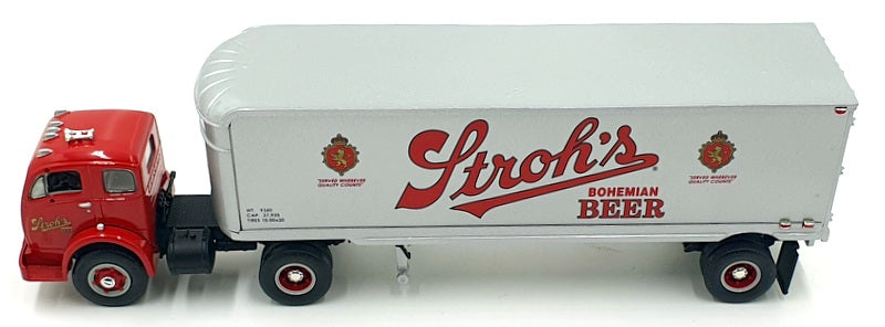 First Gear 1/34 Scale 19-1917 - 1953 White 3000 Tractor 30' Trailer Stroh's Beer