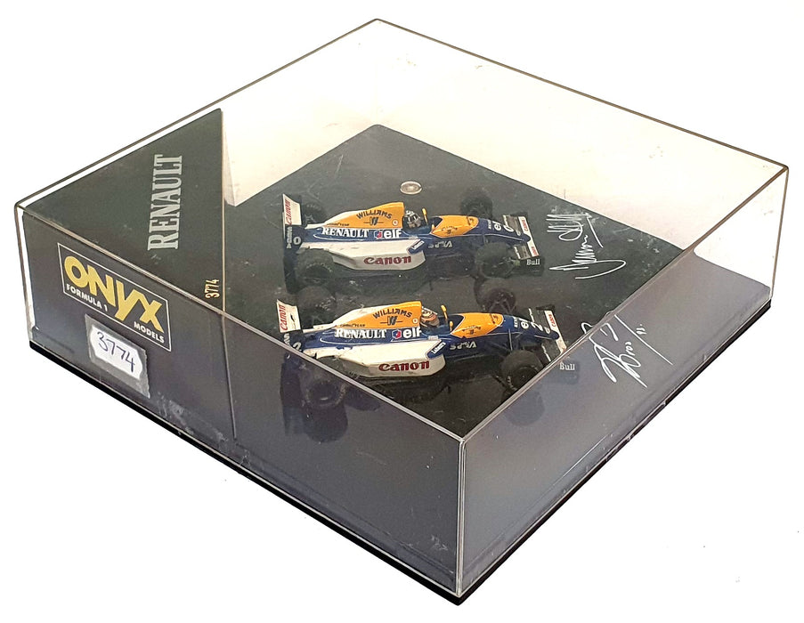 Onyx 1/43 Scale 3774 - F1 Williams Renault 1992/93 Champion Du Monde Hill Prost