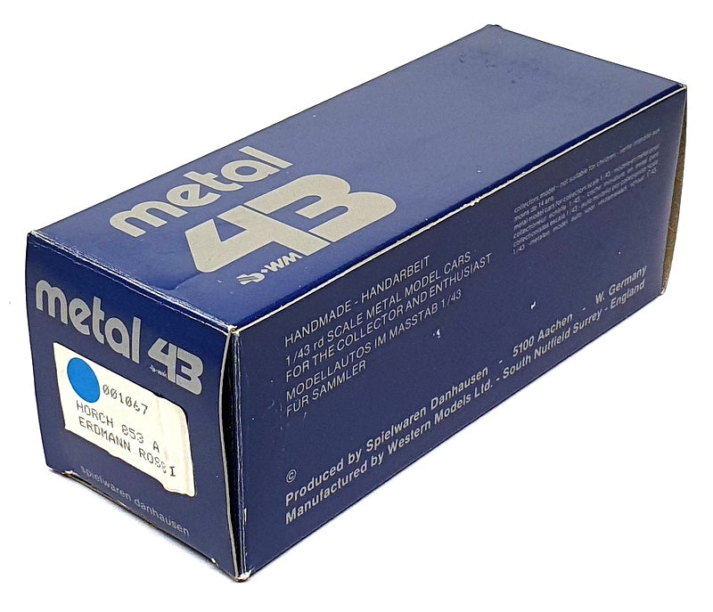 Metal 43 1/43 Scale 001067 - Horch 853 A Erdman Rossi - Blue