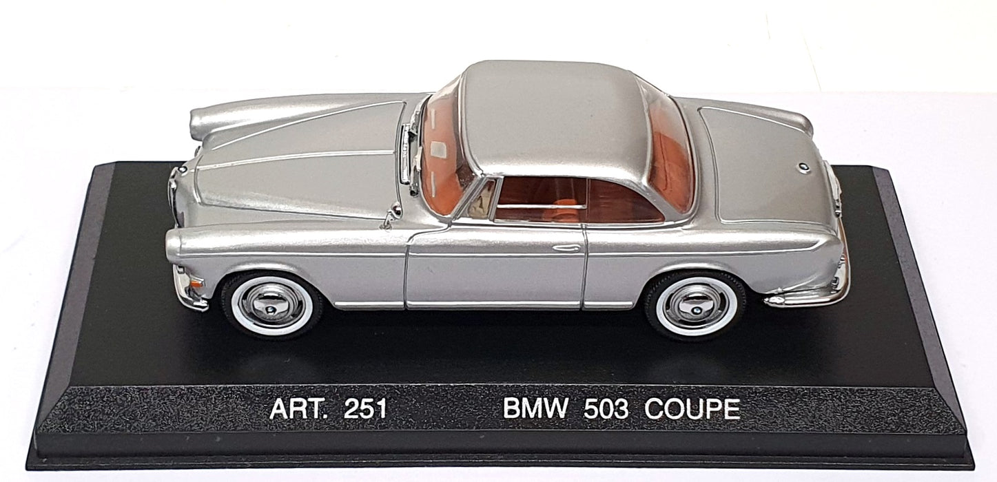 Detail Cars 1/43 Scale Diecast ART251 - 1959 BMW 503 Coupe - Silver