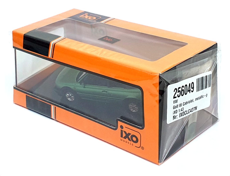 Ixo 1/43 Scale CLC427N - 1995 VW Golf MkIII Cabriolet - Met Green