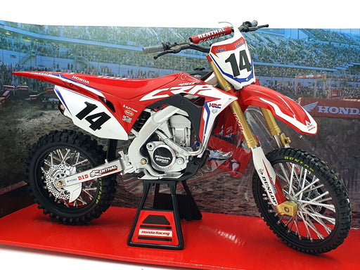 NewRay 1/6 Scale 49603 - Honda HRC Motorbike #14 Cole Seely