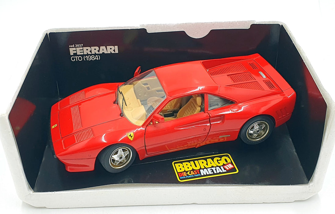 Burago 1/18 Scale 3027 - Ferrari GTO 1984 - Red