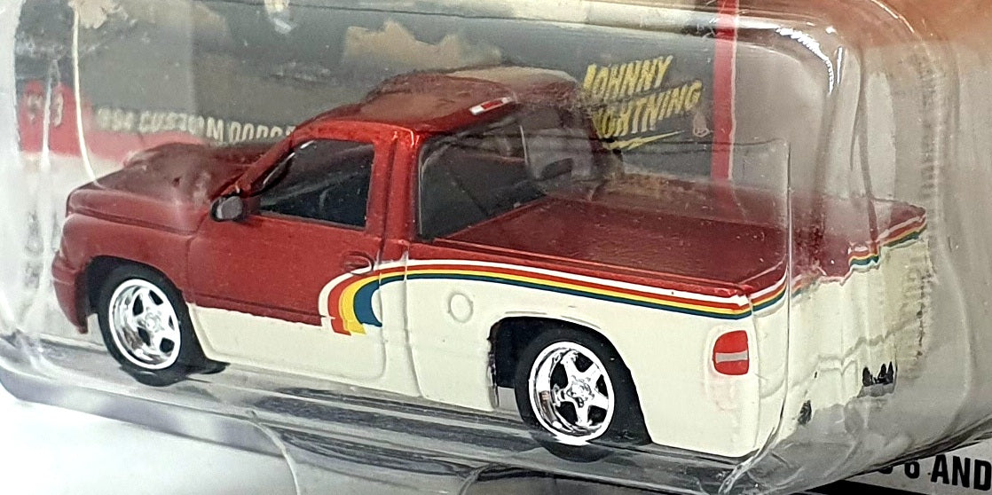 Johnny Lightning 1/64 Scale JL 239-01 - 1994 Custom Ddge Ram  Pick Up Truck