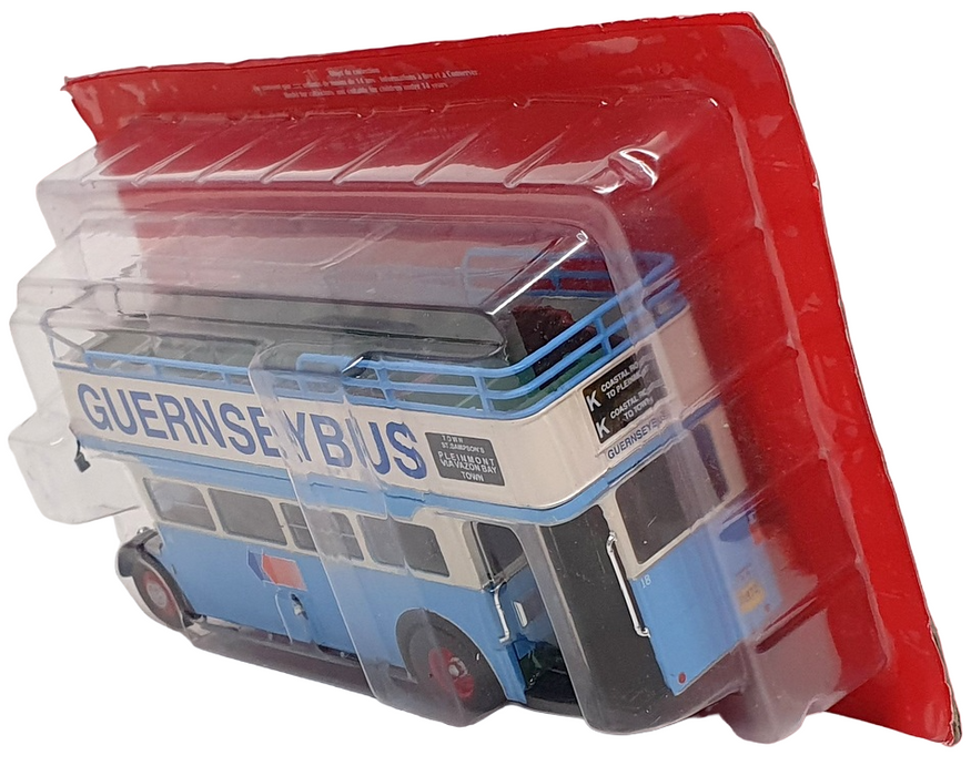 Hachette 1/43 Scale HA401 - Guernseybus Open Top RT - Blue/White