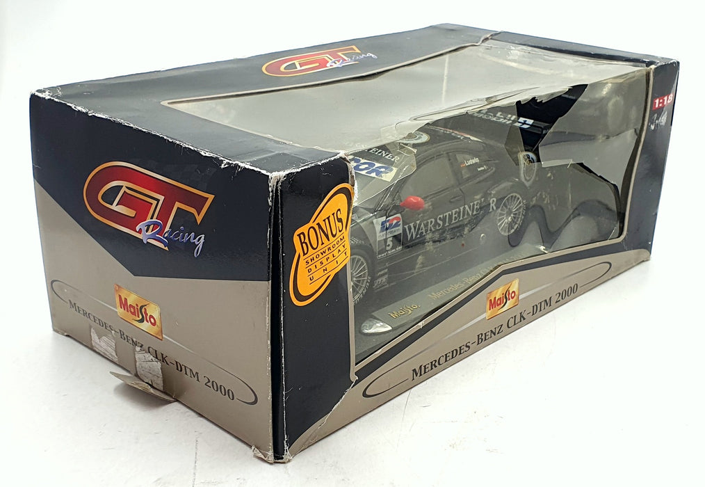 Maisto 1/18 Scale 38888 - Mercedes Benz CLK DTM 2000 #5 - Black