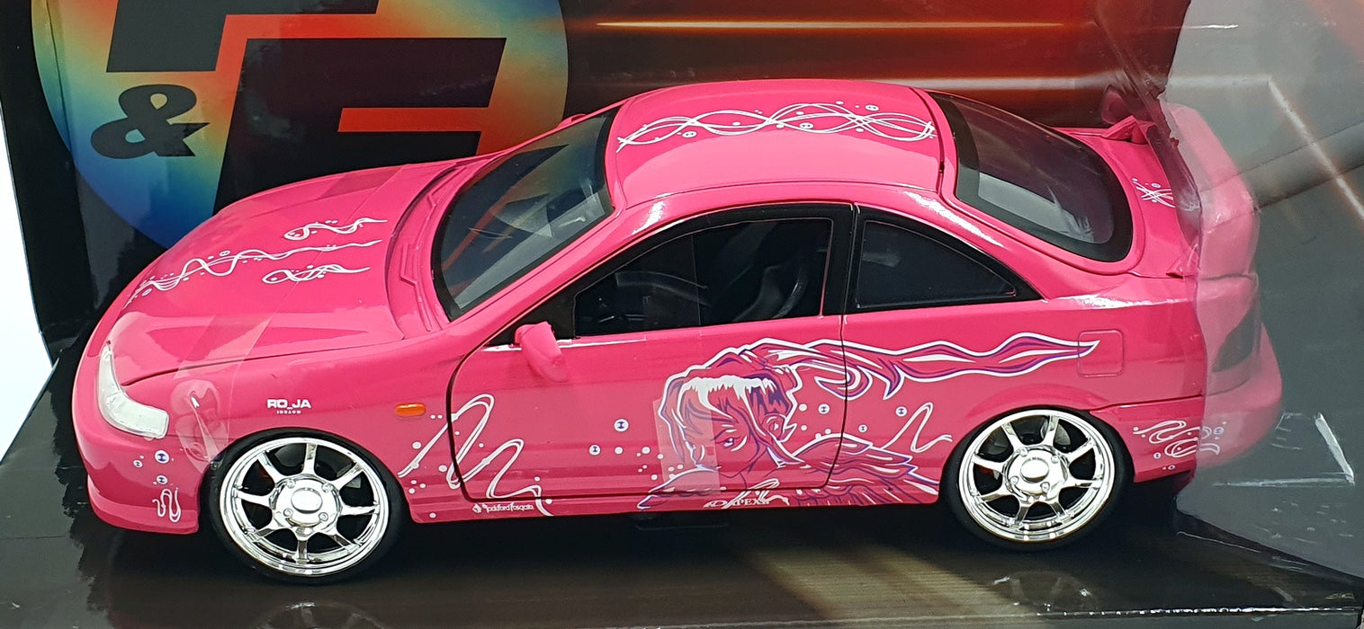 Jada Bigtime Muscle 1/24 Scale Diecast 335876 - 1995 Honda Integra Type R - Pink