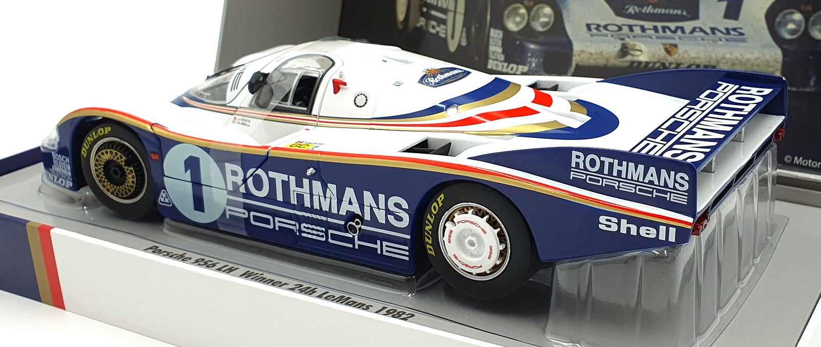 Werk83 1/18 Scale Diecast W18043001C - Porsche 956 LH 1st 24hr Le Mans 1982