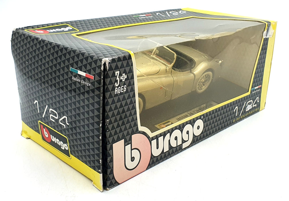 Burago 1/24 Scale 18-22018 - Jaguar XK120 Roadster - Silver