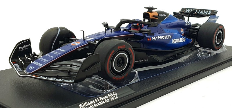 Solido 1/18 Scale Diecast S1814401 - Williams F1 FW46 #23 Saudi Arabia GP 2024